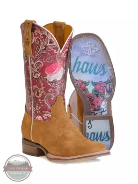 14-021-0101-5026 TA Blooming Breeze Western Boots with Yeehaw Sole