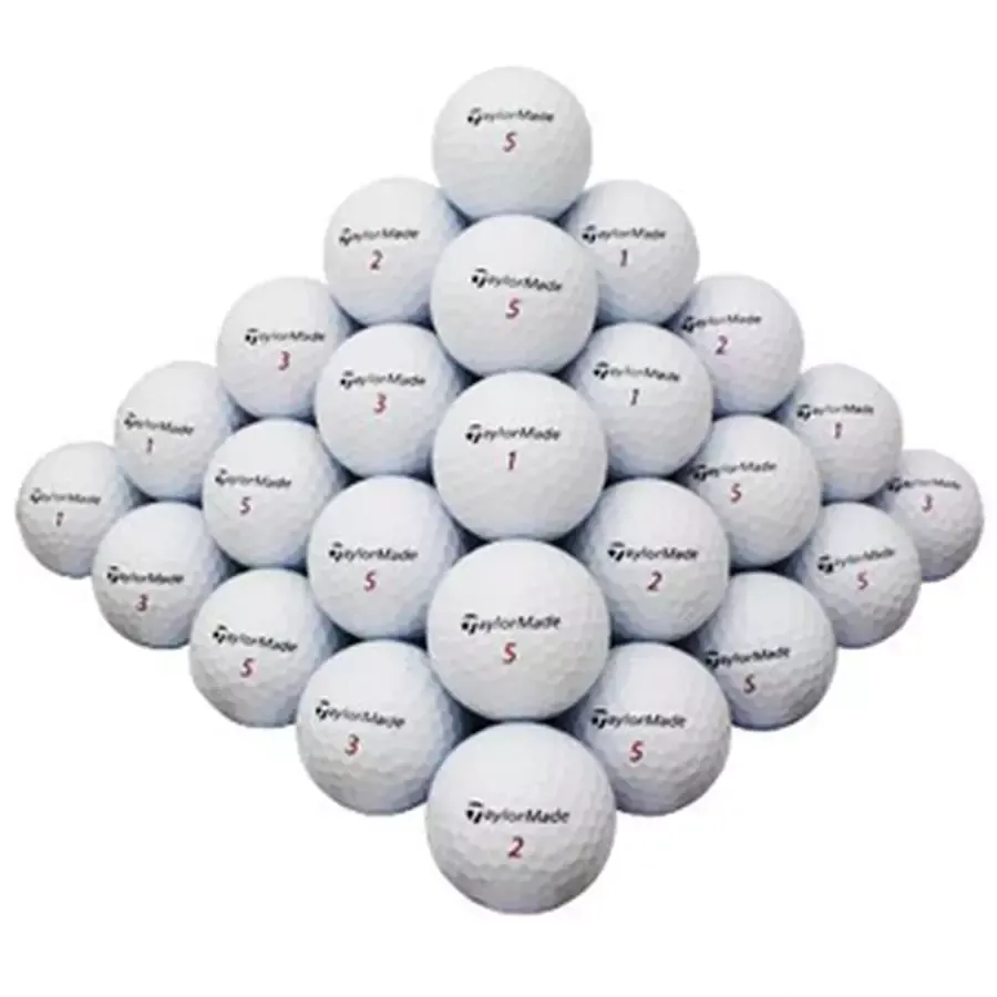 36 TaylorMade Mix White Golf Balls - Recycled 5A/4A