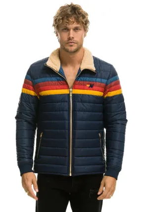 4 STRIPE JACKET - NAVY