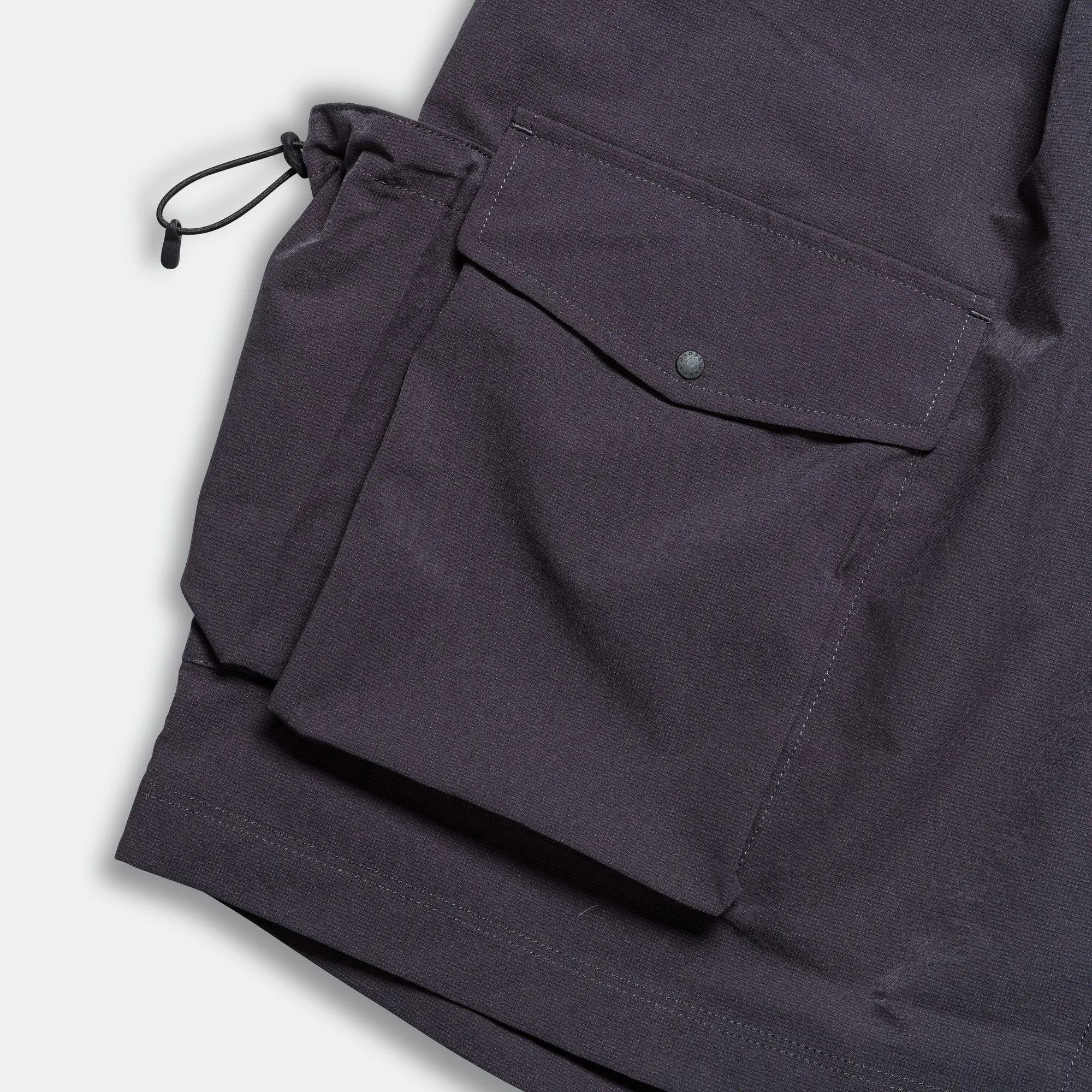 Air Cloth Utility PK Cargo Shorts - Black