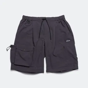 Air Cloth Utility PK Cargo Shorts - Black