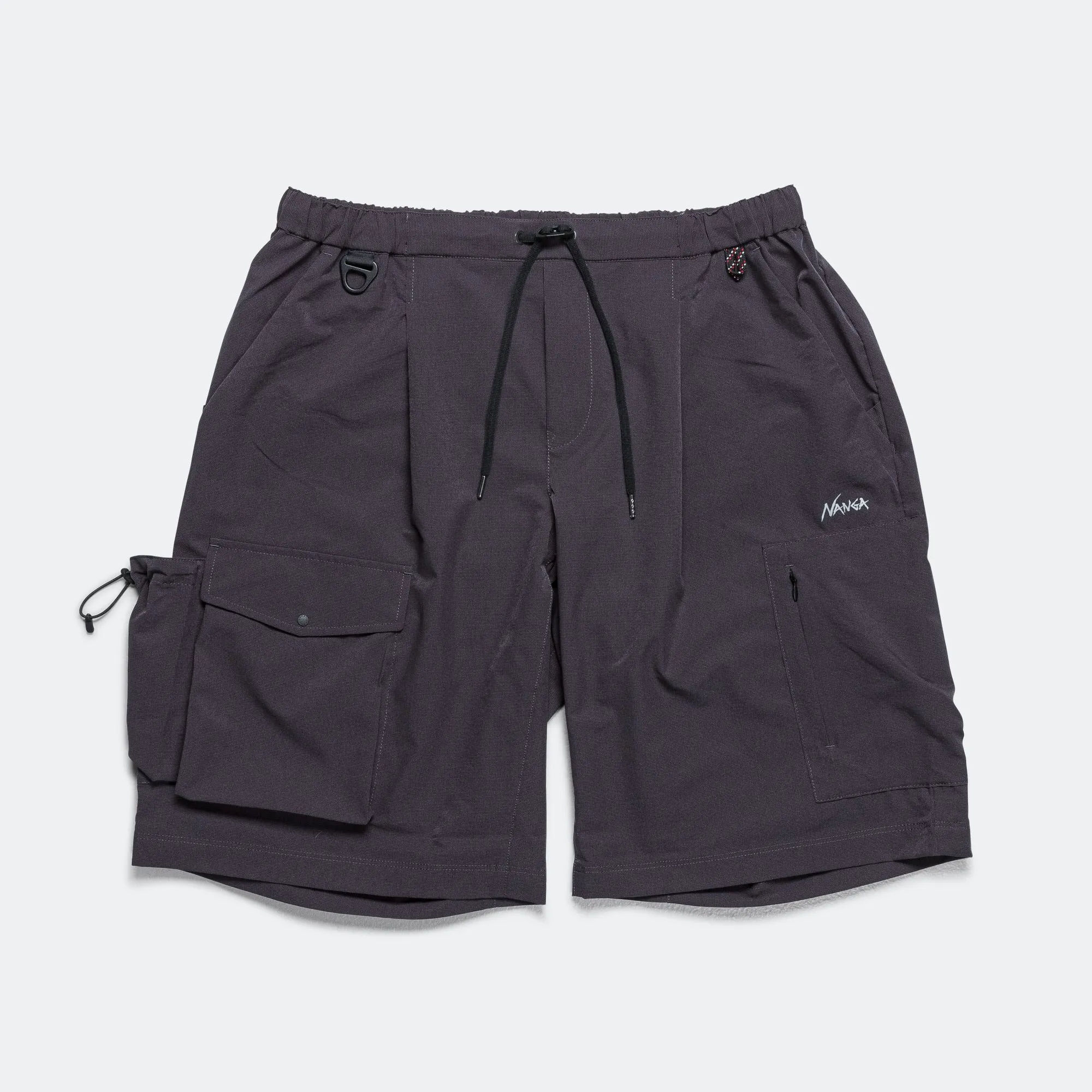 Air Cloth Utility PK Cargo Shorts - Black