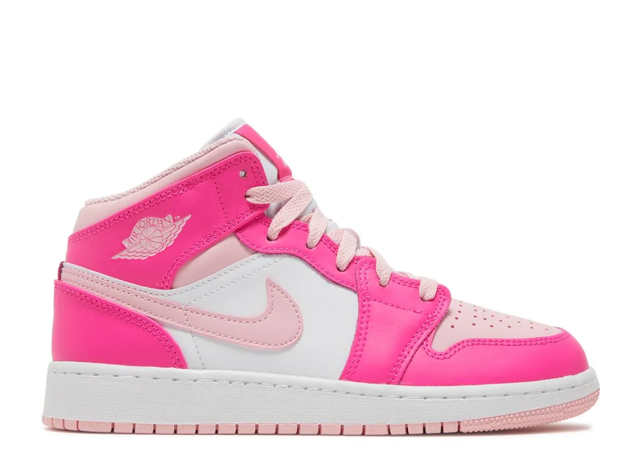 Air Jordan 1 Mid 'Fierce Pink' (GS)