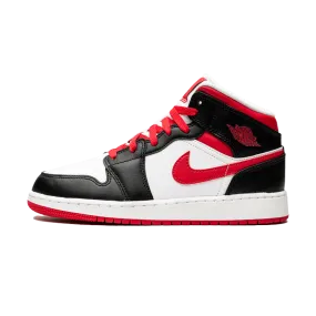 Air Jordan 1 Mid GS 'White Very Berry'