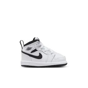 Air Jordan 1 Mid TD White Black