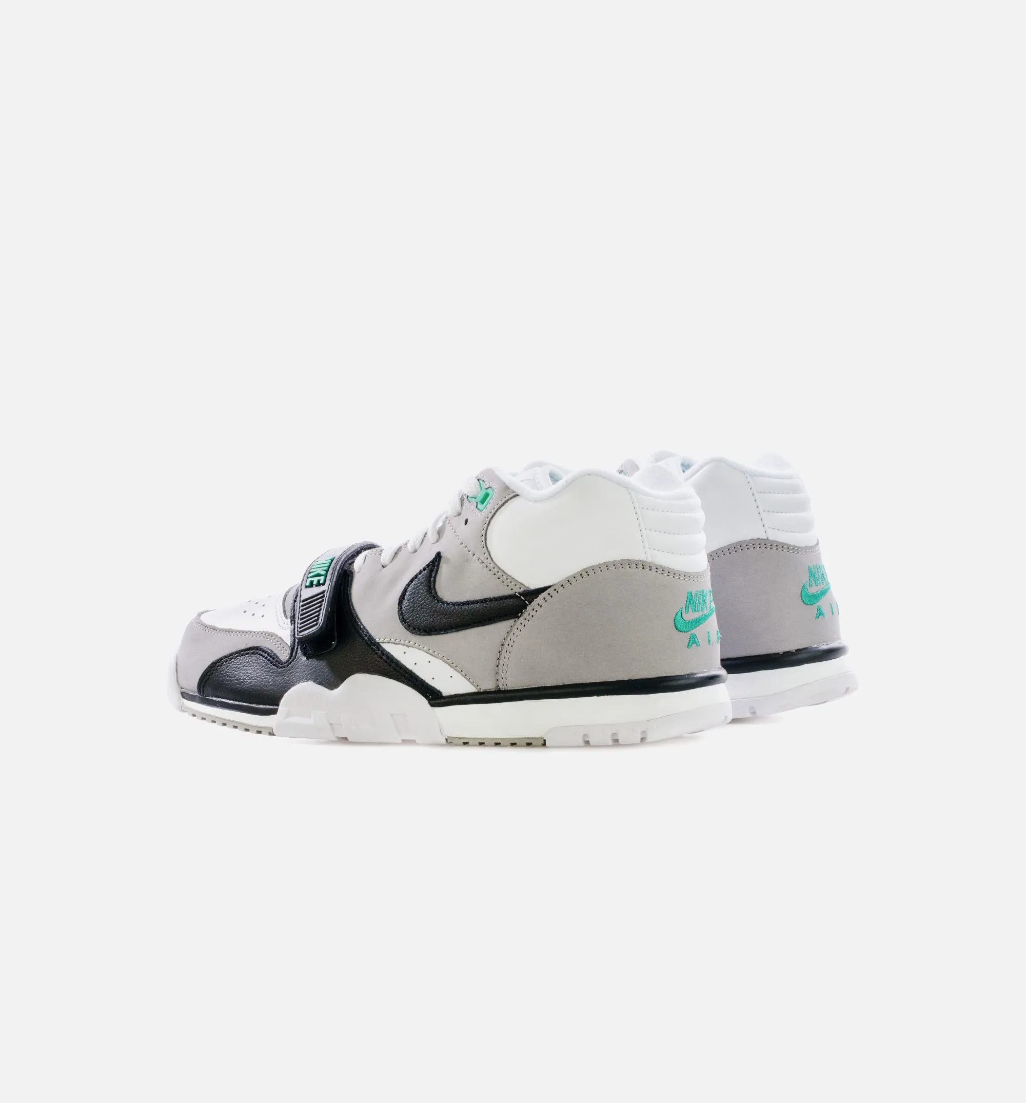 Air Trainer 1 Mid Chlorophyll Mens Lifestyle Shoe - White/Black/Medium Grey