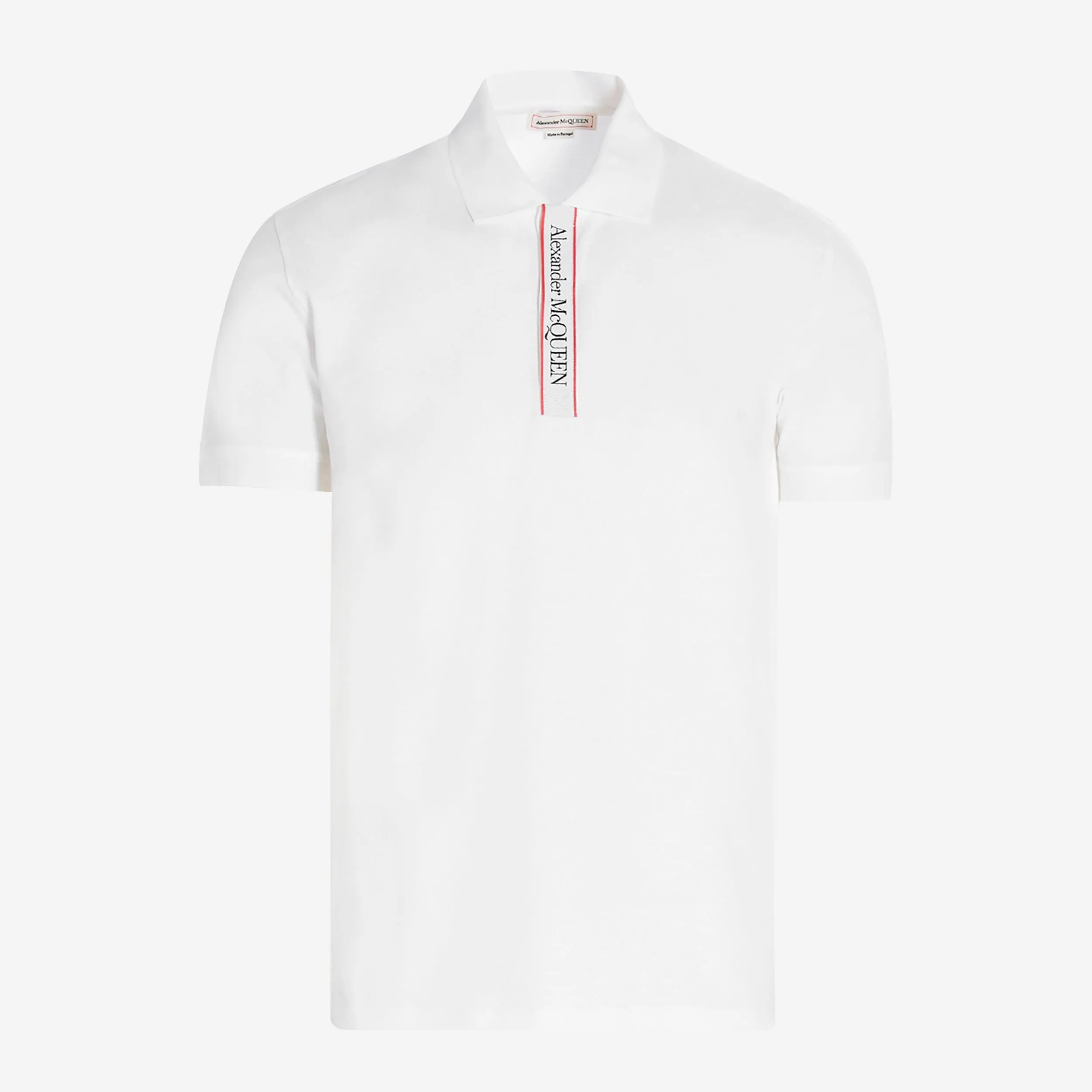 Alexander McQueen Selvedge Logo Tape Polo