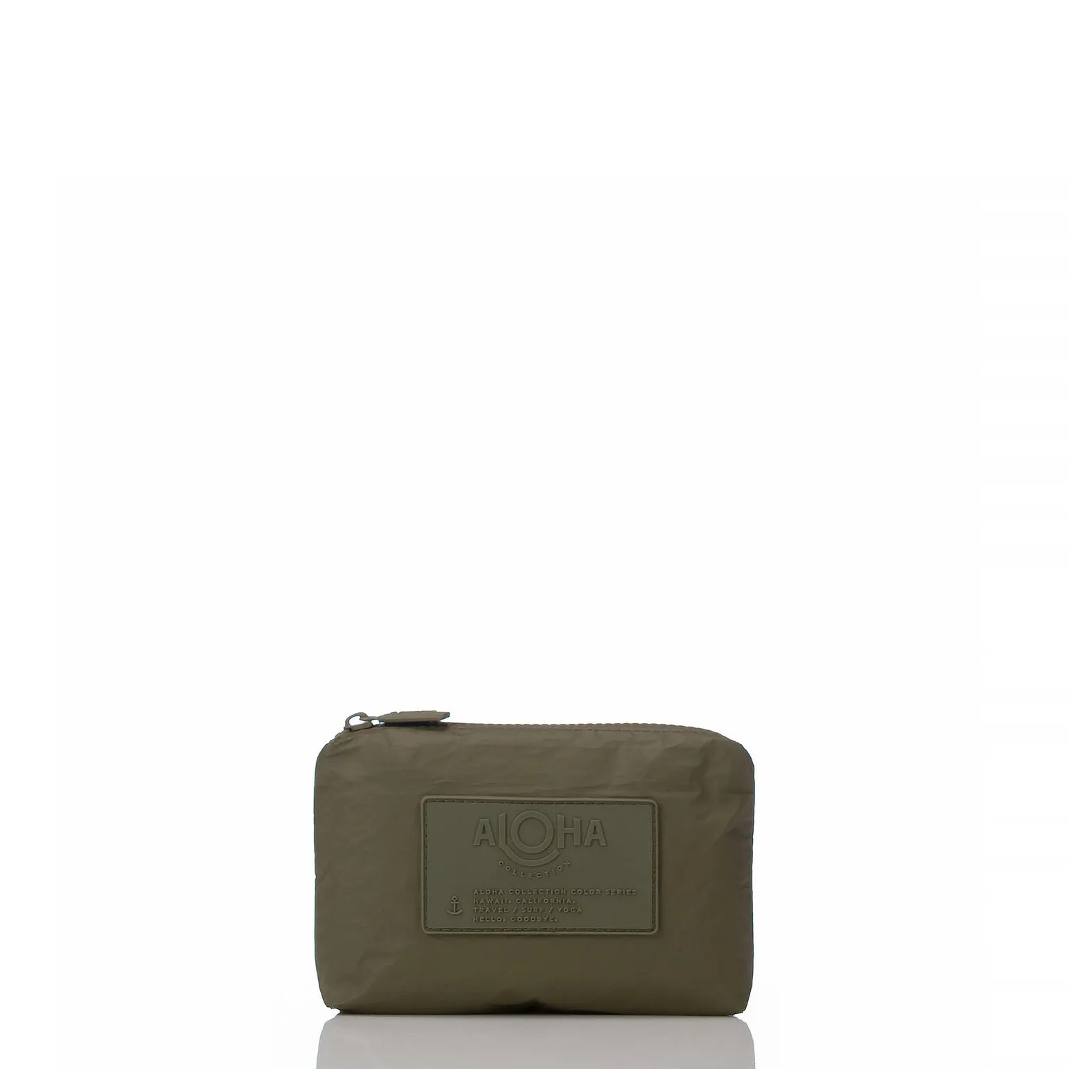 Aloha Collection Mini Monochrome Pouch-Olive