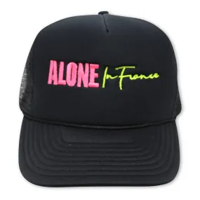 ALONE IN FRANCE TRUCKER SNAPBACK(PINK/NEON)