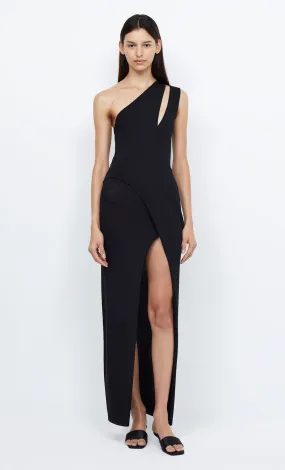 BEC   BRIDGE - Mira Aysm Knit Maxi Dress in Black