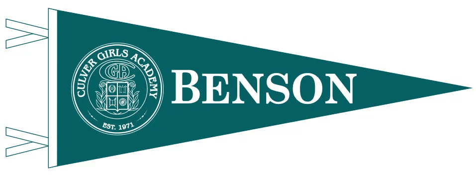 Benson Pennant - 9" x 24"