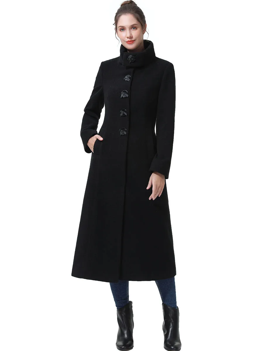 BGSD Women Mia Full Length Long Wool Coat