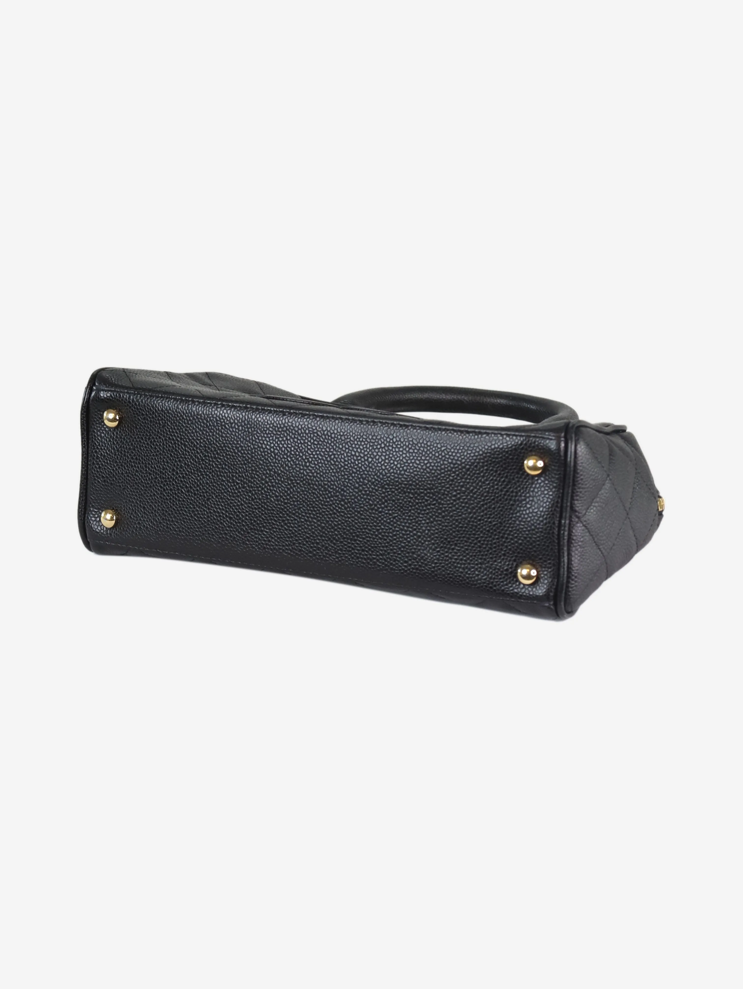 Black 2003-2004 caviar Bowler bag