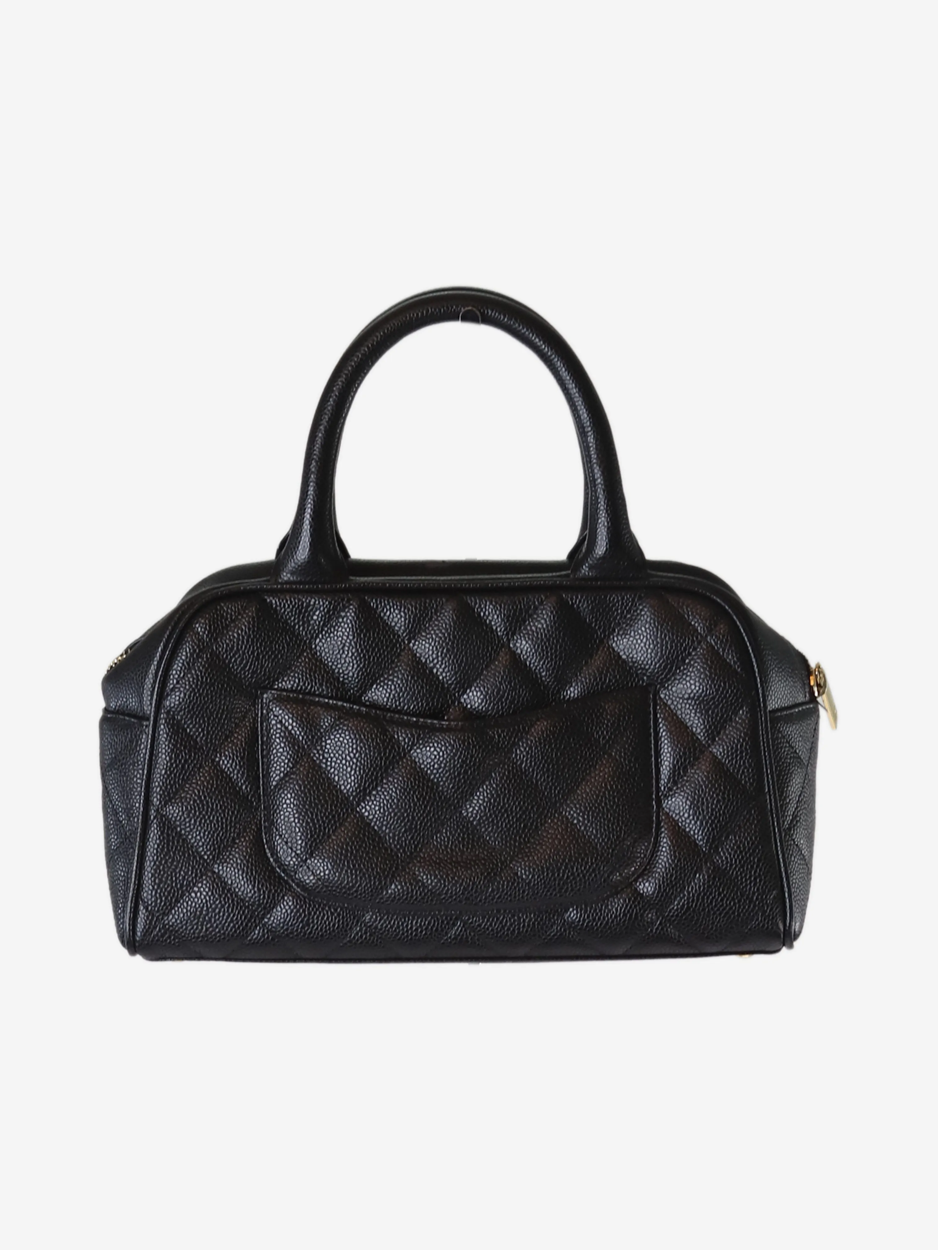 Black 2003-2004 caviar Bowler bag