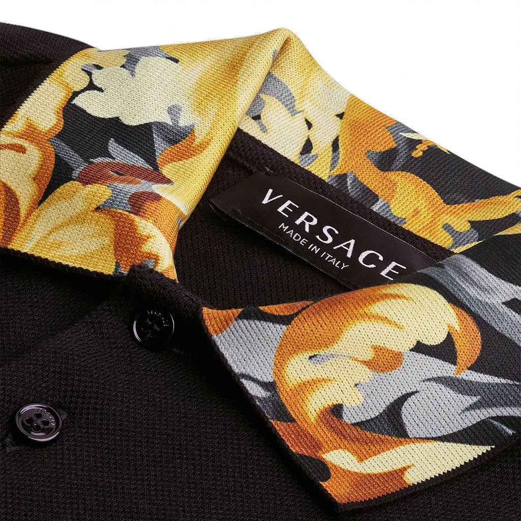 Black & Gold Versace Polo