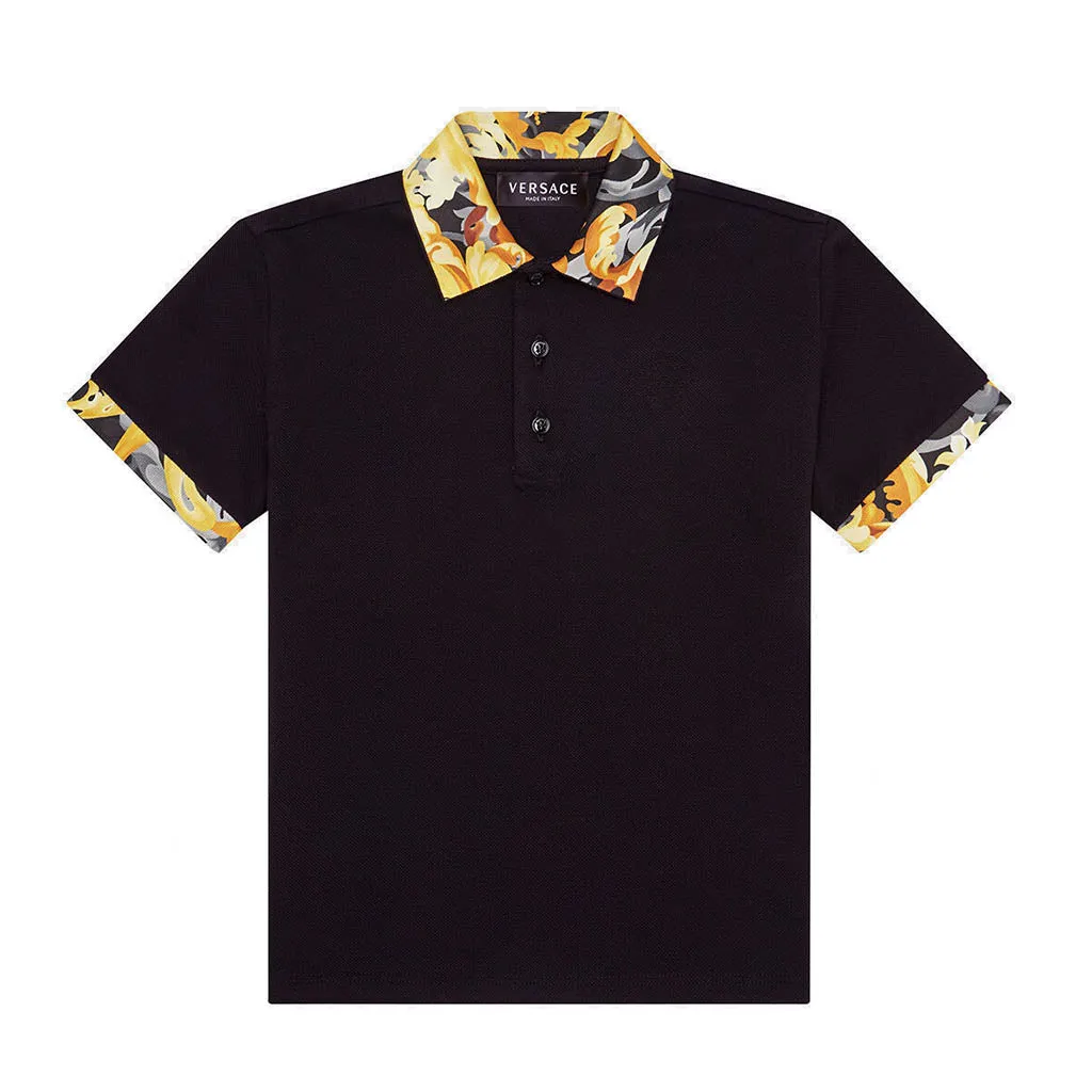 Black & Gold Versace Polo