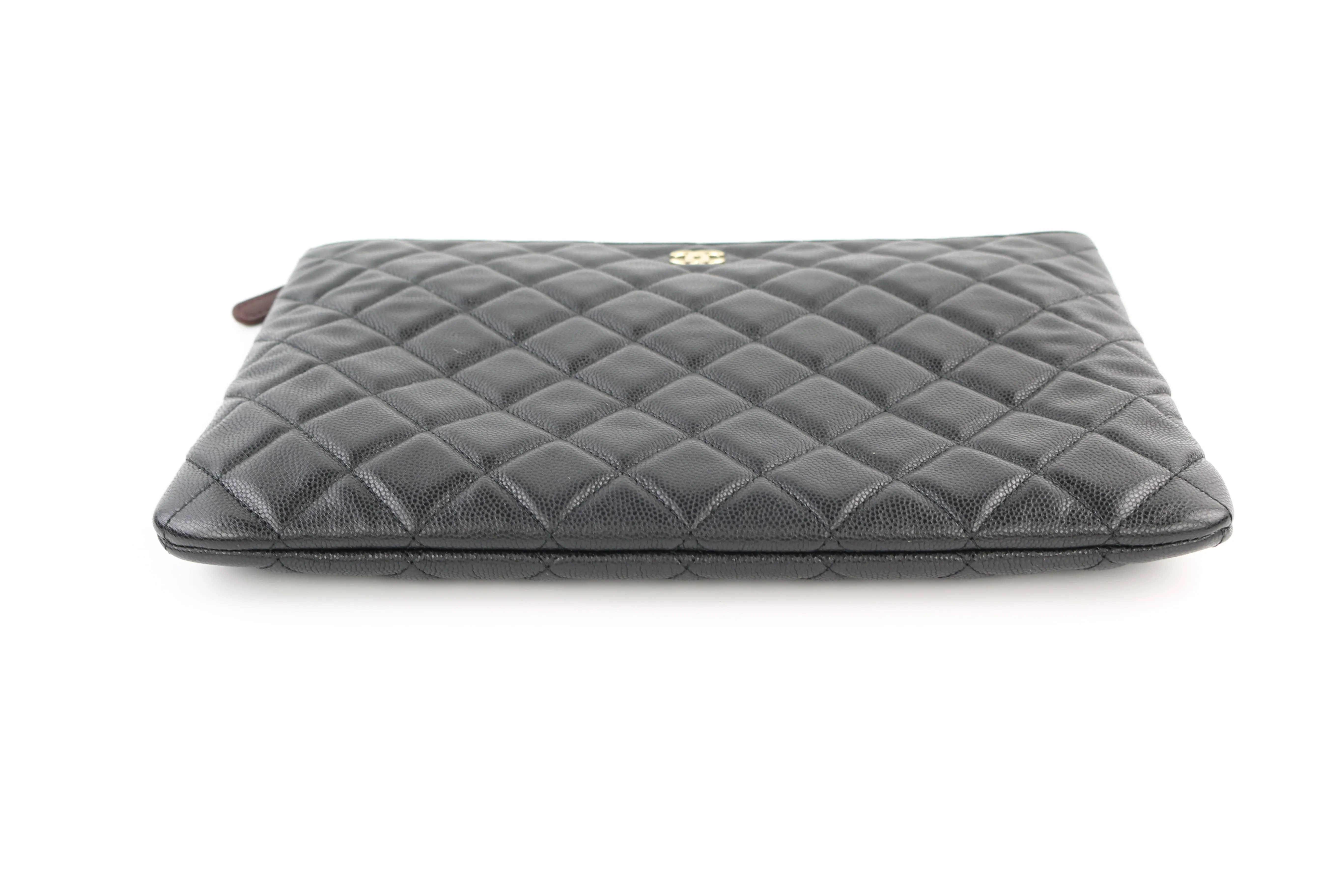 Black Caviar Quilted Medium O Case