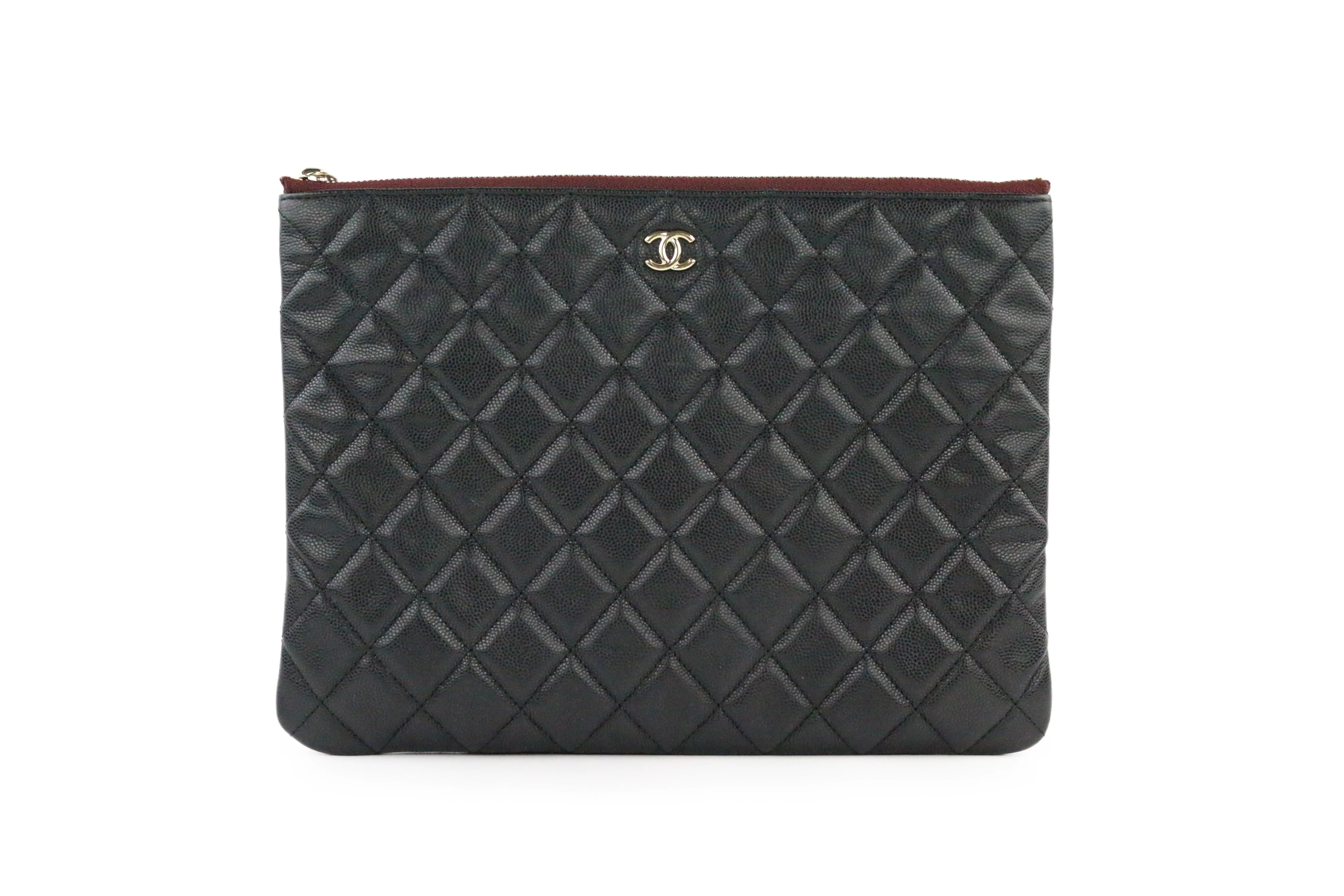 Black Caviar Quilted Medium O Case