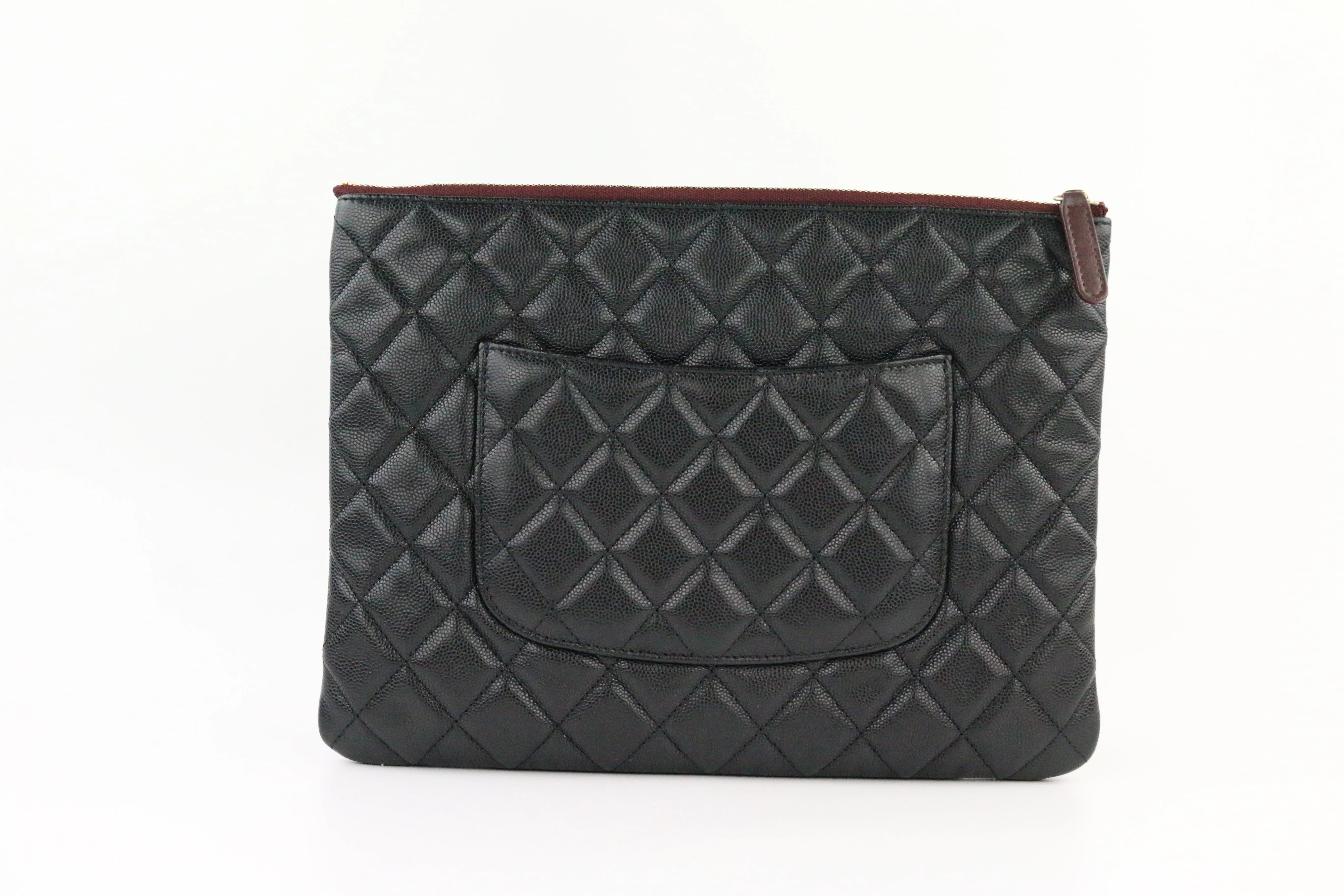 Black Caviar Quilted Medium O Case