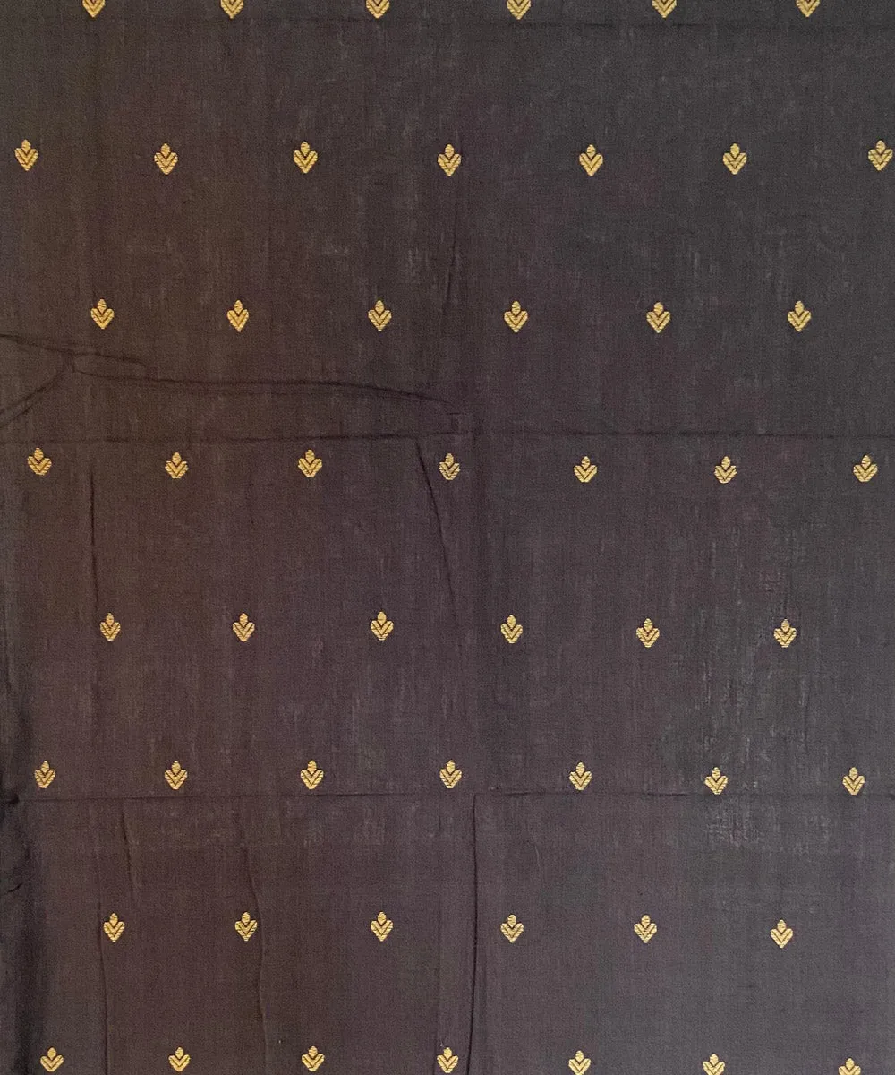 Black yellow handloom silk assam stole