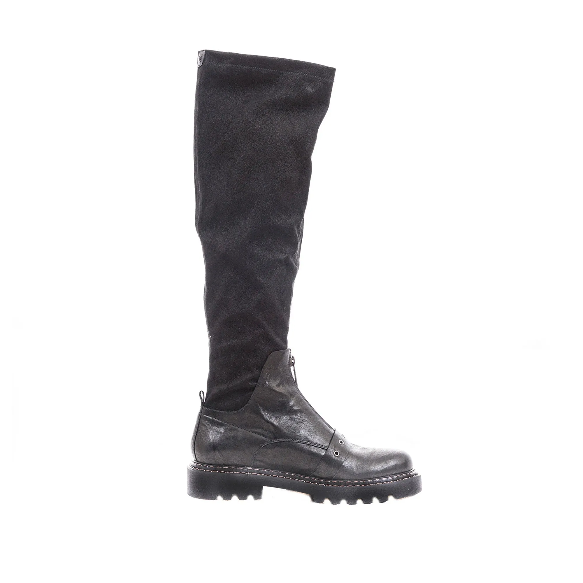 Boot Fibbia Stretch Stellare Metal Wash Black