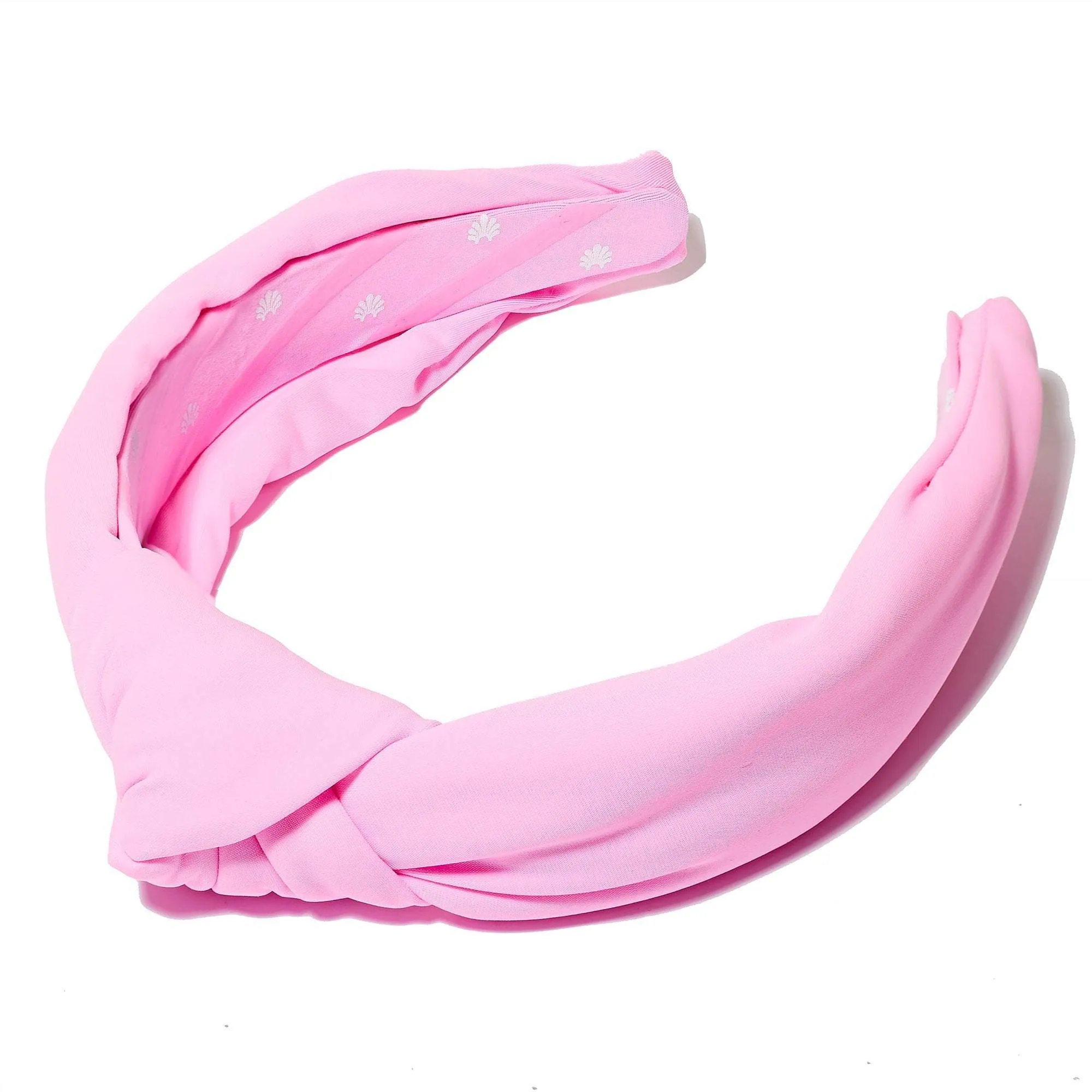 BUBBLEGUM NEOPRENE KNOTTED HEADBAND