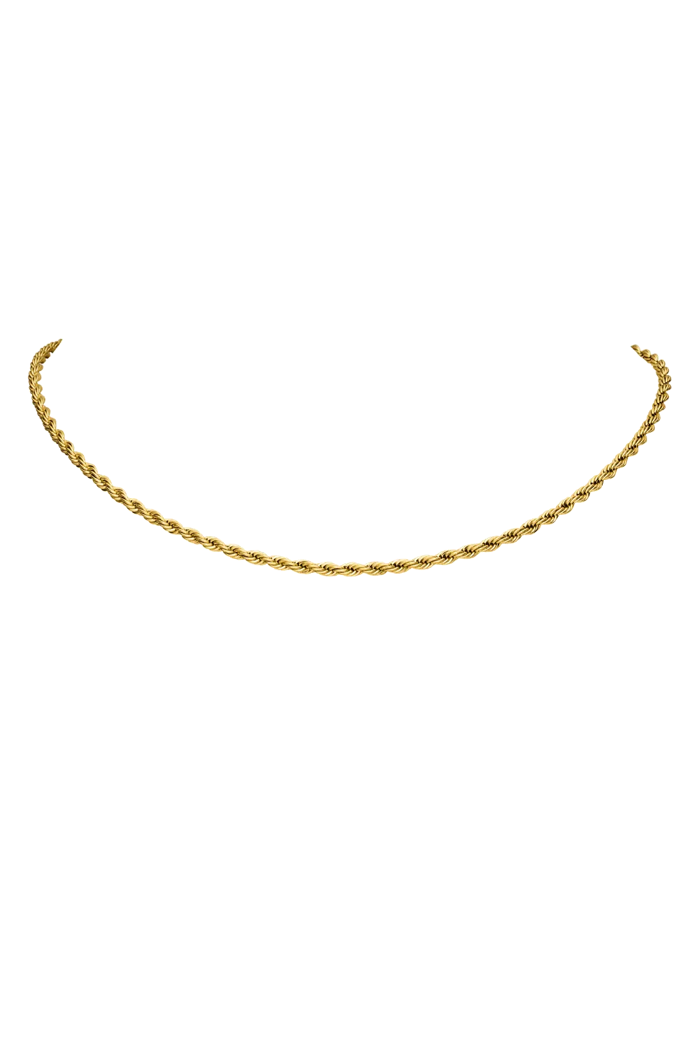 Chunky Twisted Necklace 14K Gold Plated