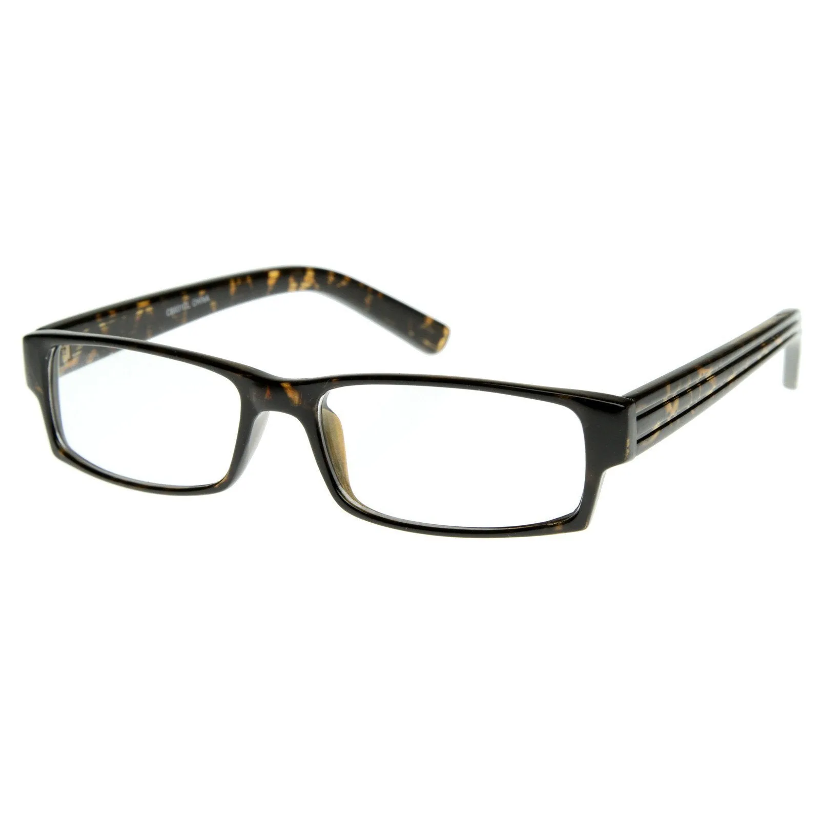 Classic Thin Rectangle Clear Lens RX Optical Glasses