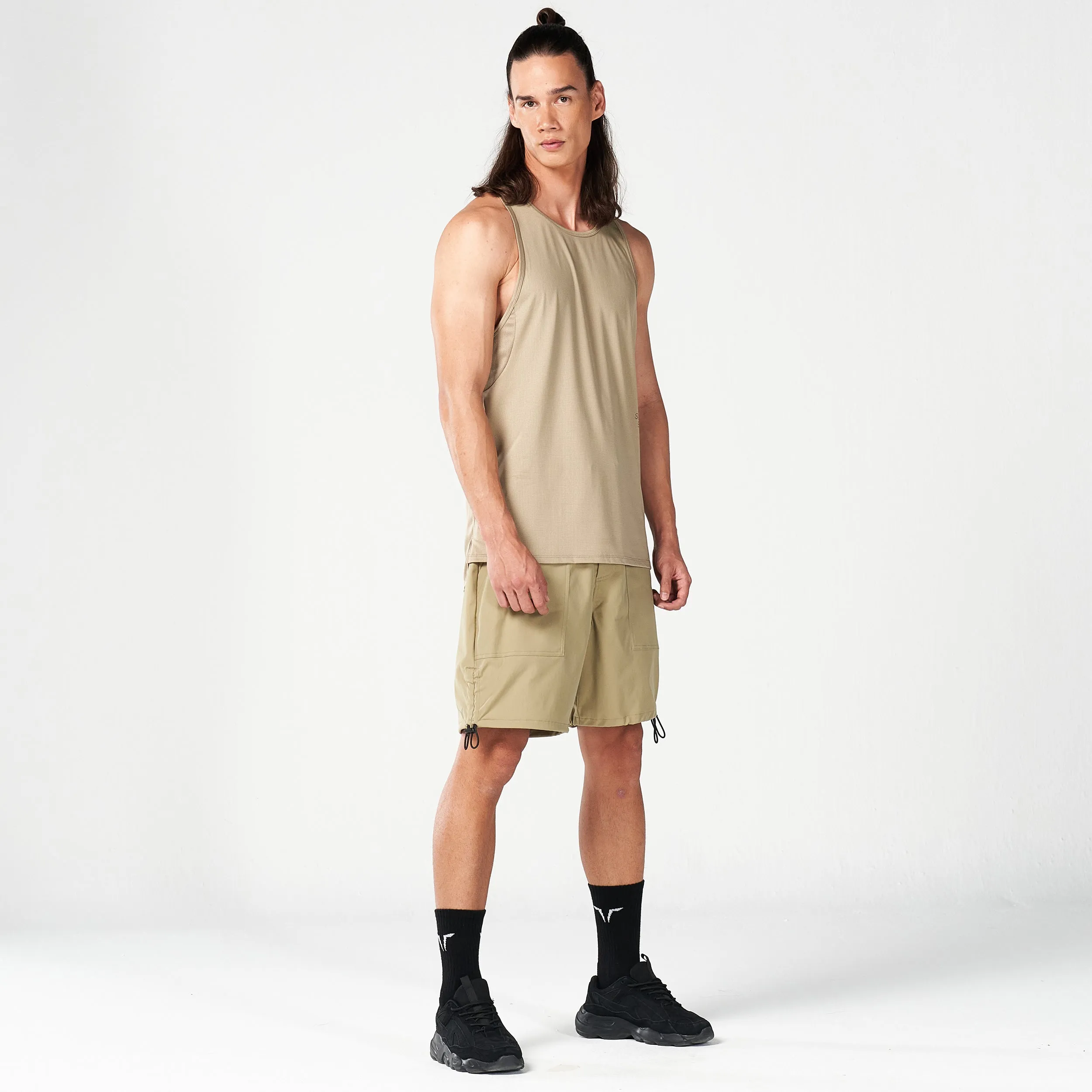 Code Mesh Back Urban Tank -  Sand