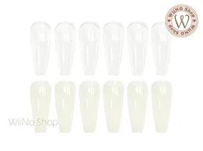 Coffin Practice Display Nail Tips - 24 pcs