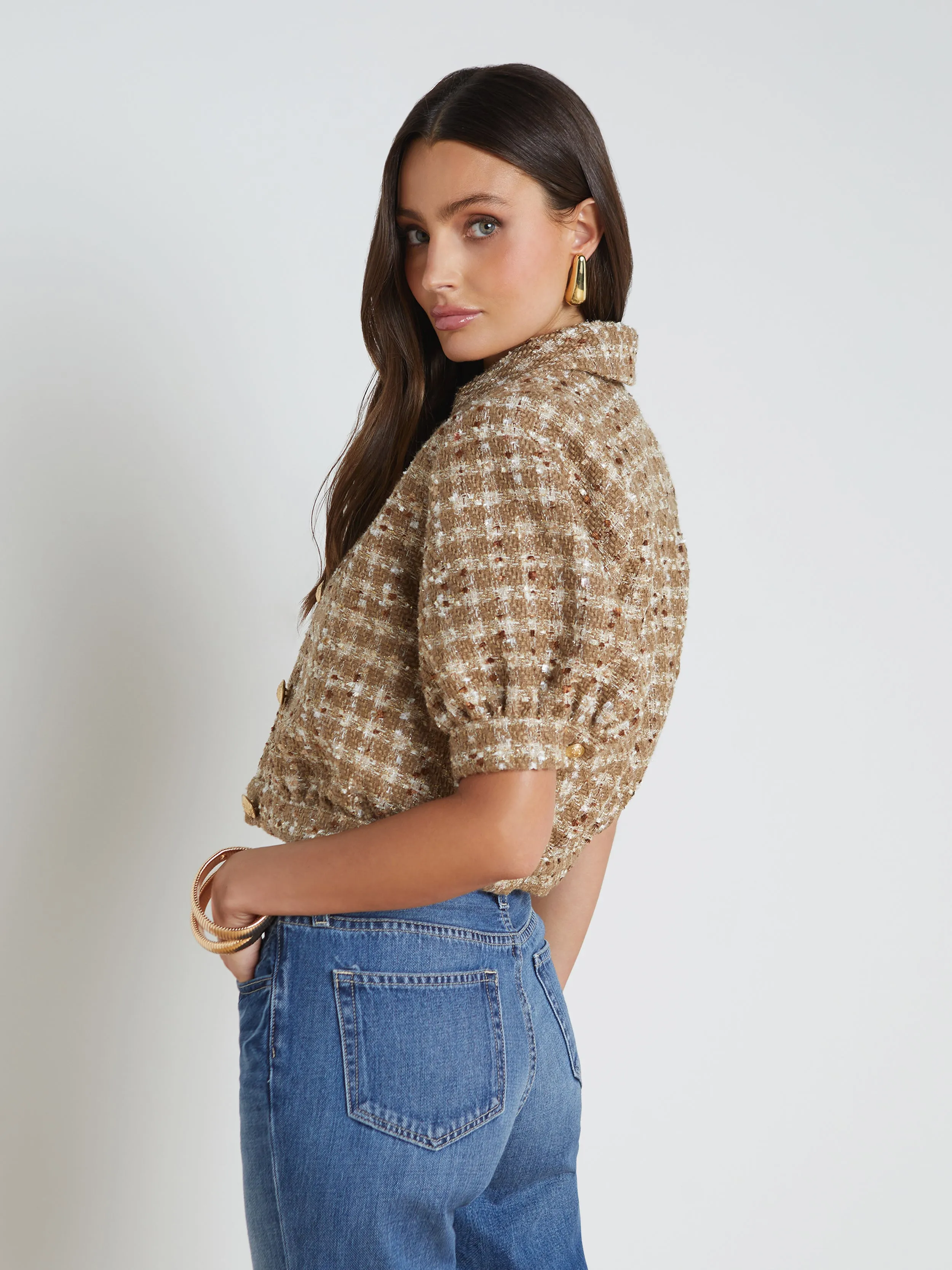 Cove Cropped Tweed Jacket