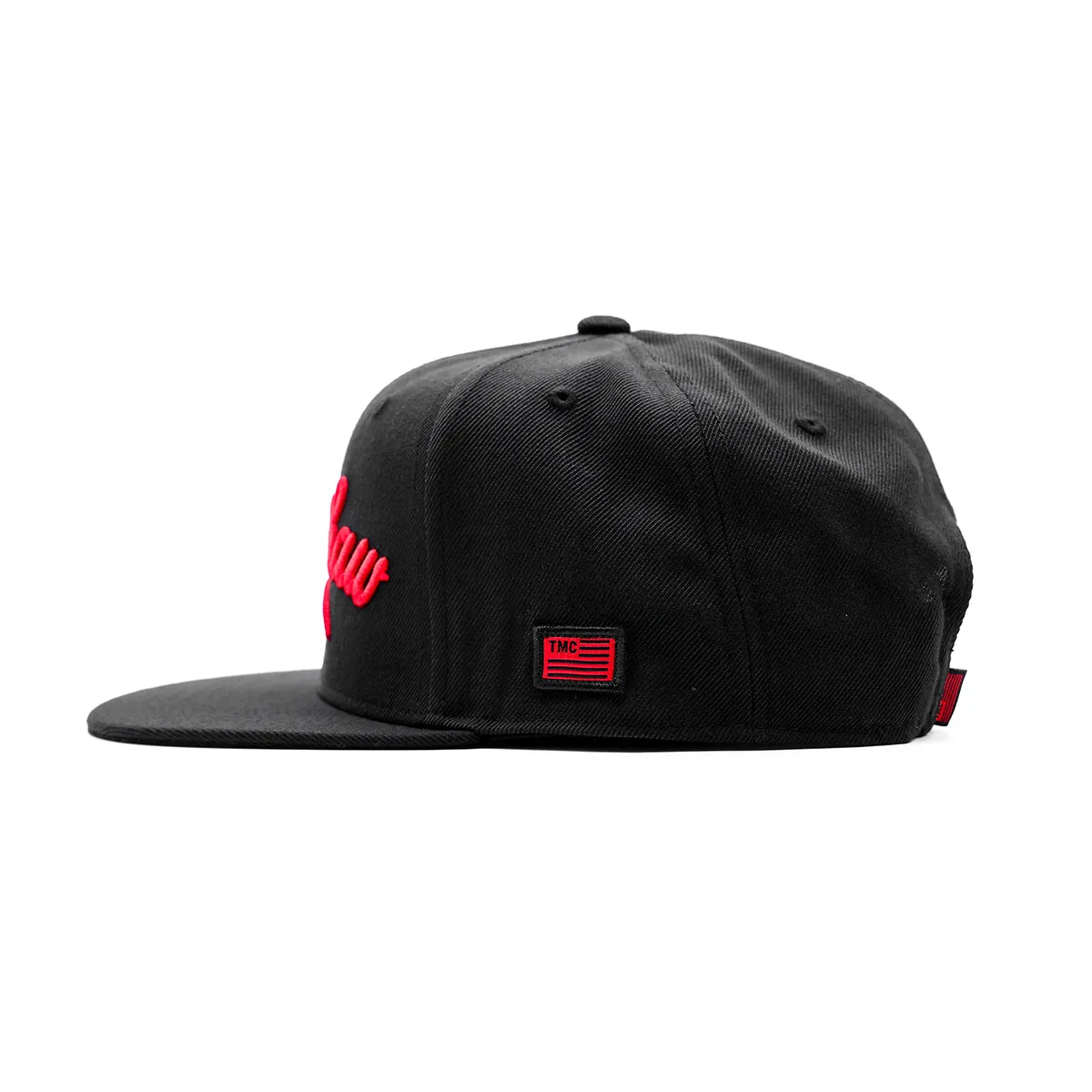 Crenshaw Limited Edition Snapback - Black/Red [3D]