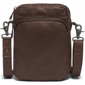 Crossover bag in strong and nice leather quality / 15092 - Winter brown