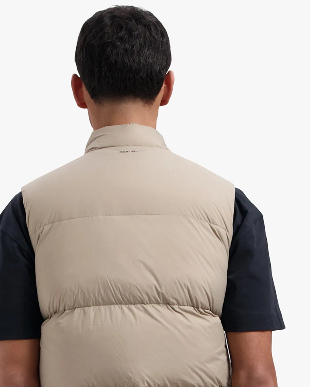 CROYEZ ORGANETTO PUFFER VEST - LIGHT BROWN