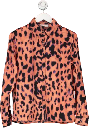 Dancing Leopard Orange Nevada Shirt In Plorange Leopard UK 8