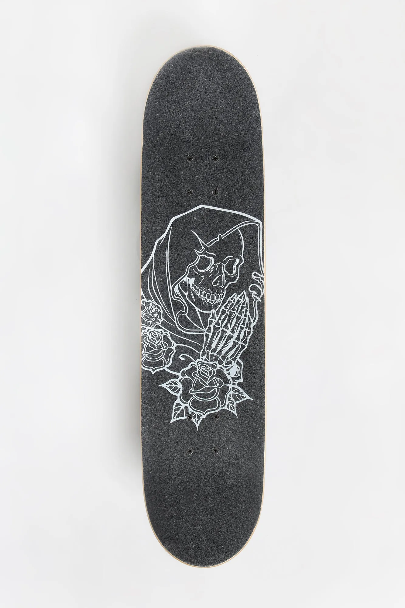 Death Valley Skeleton Rose Skateboard