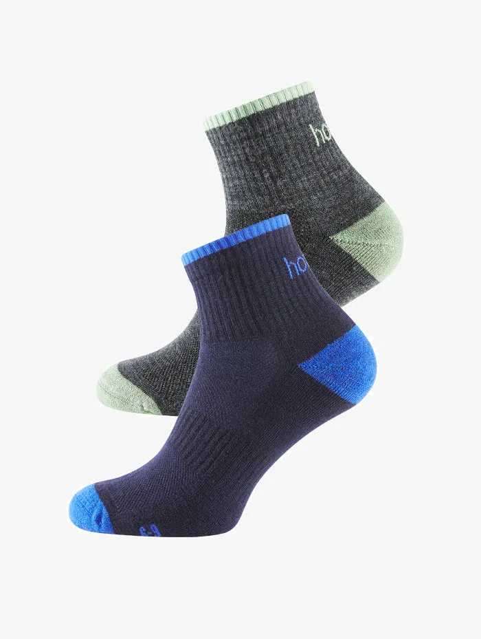 Dewey Merino Wool Socks (Pack of 2)