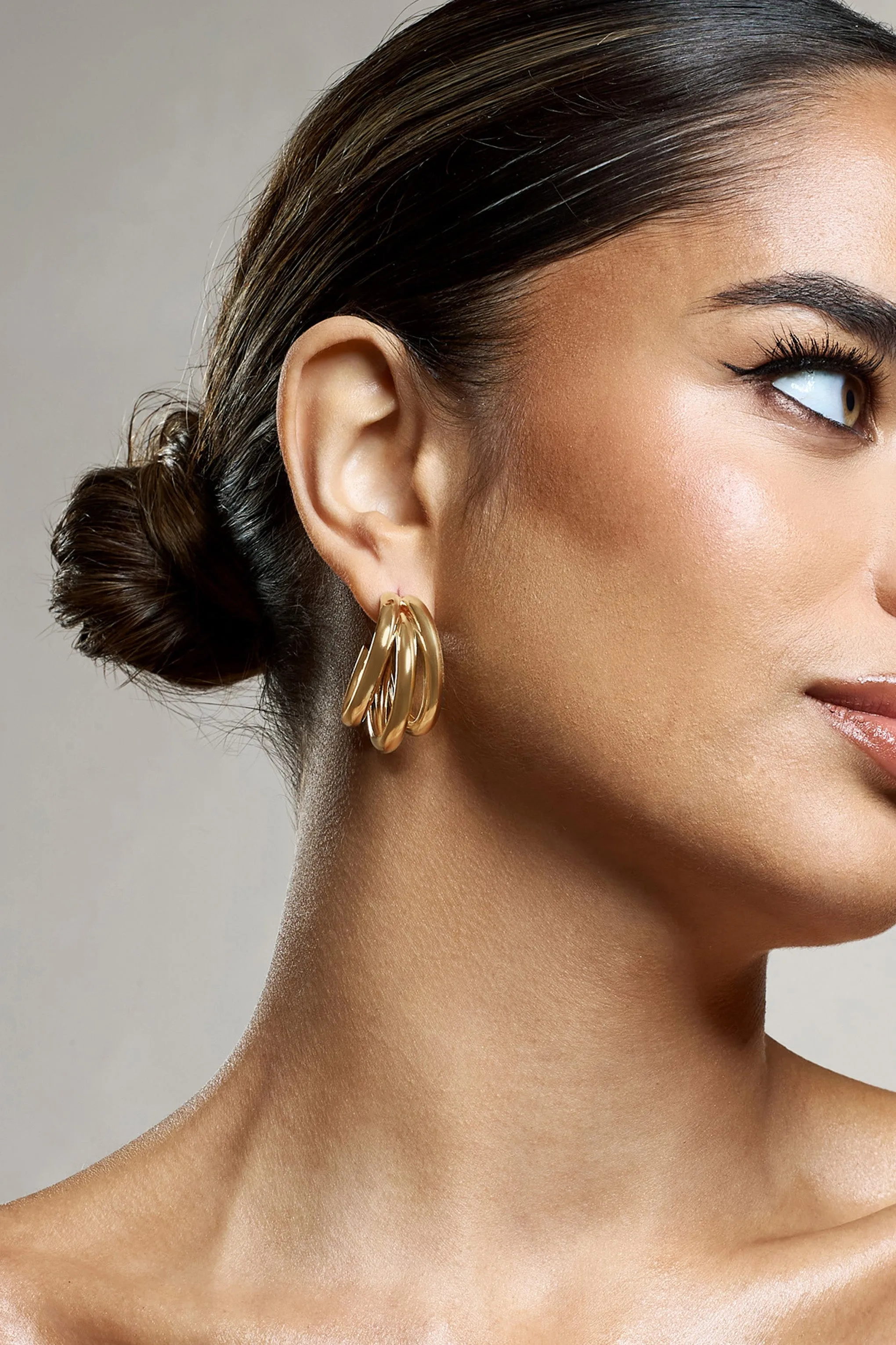 Dua | Gold Layered Hoop Earrings