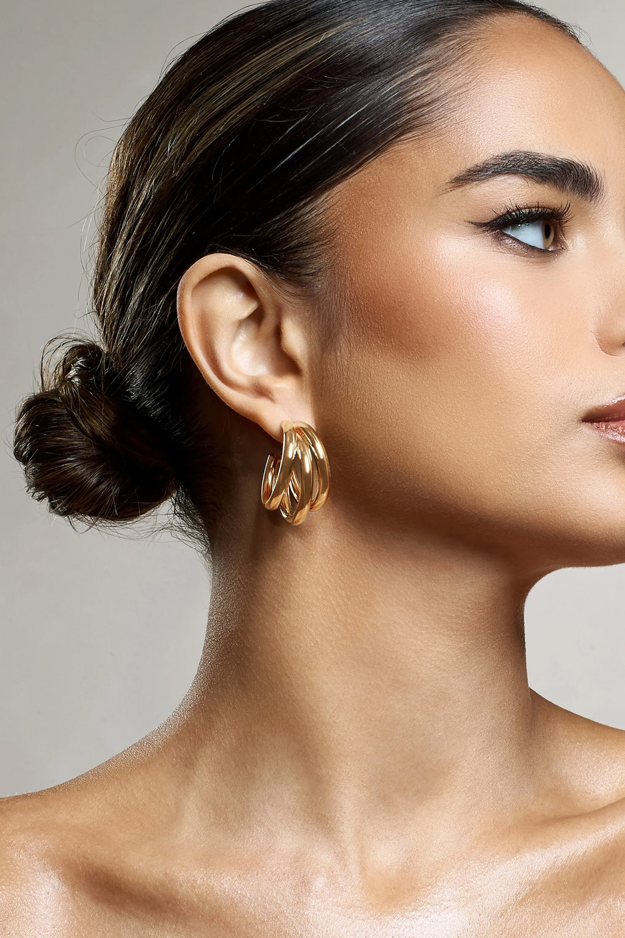 Dua | Gold Layered Hoop Earrings