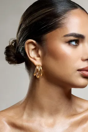 Dua | Gold Layered Hoop Earrings