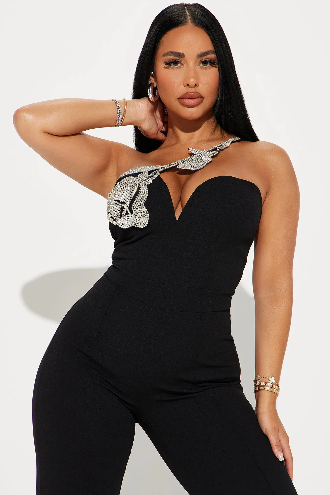 Elegantly Yours Jumpsuit - Black