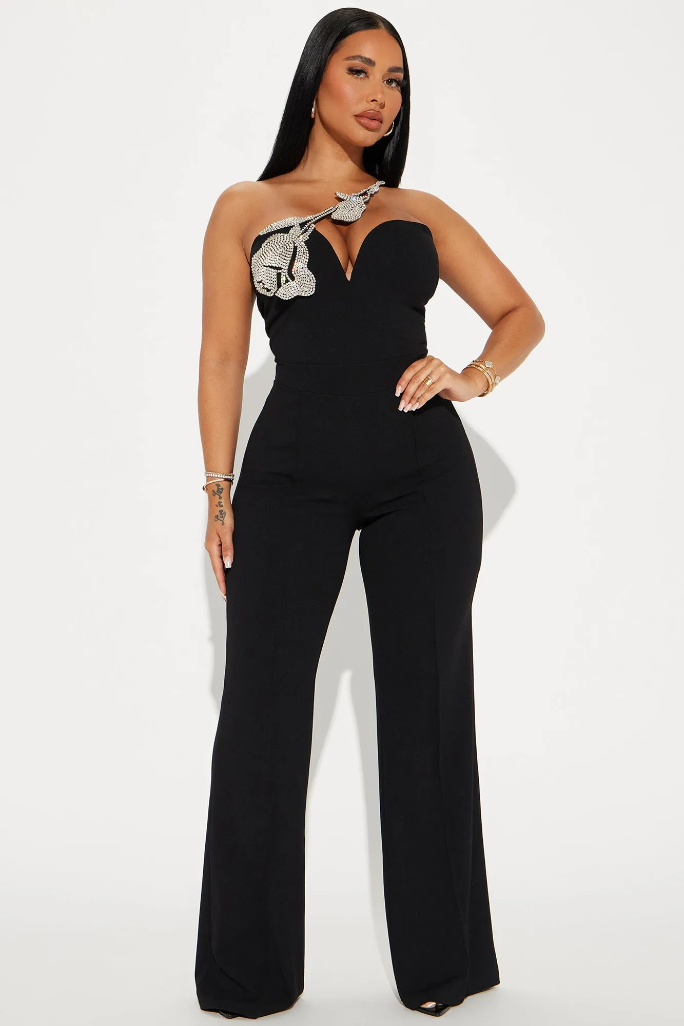 Elegantly Yours Jumpsuit - Black