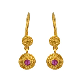 Empress Bertha Byzantine Gold Earrings