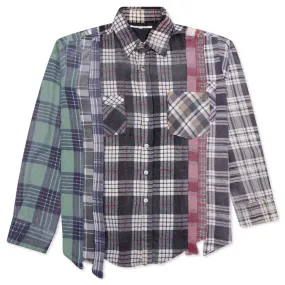 Flannel Shirt 7 Cuts Reflection Shirt - Assorted