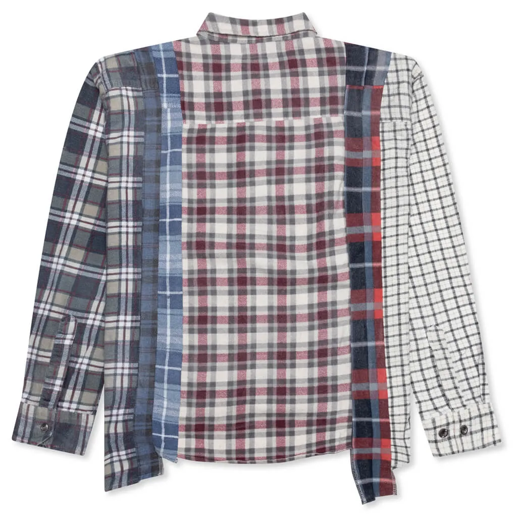 Flannel Shirt 7 Cuts Reflection Shirt - Assorted