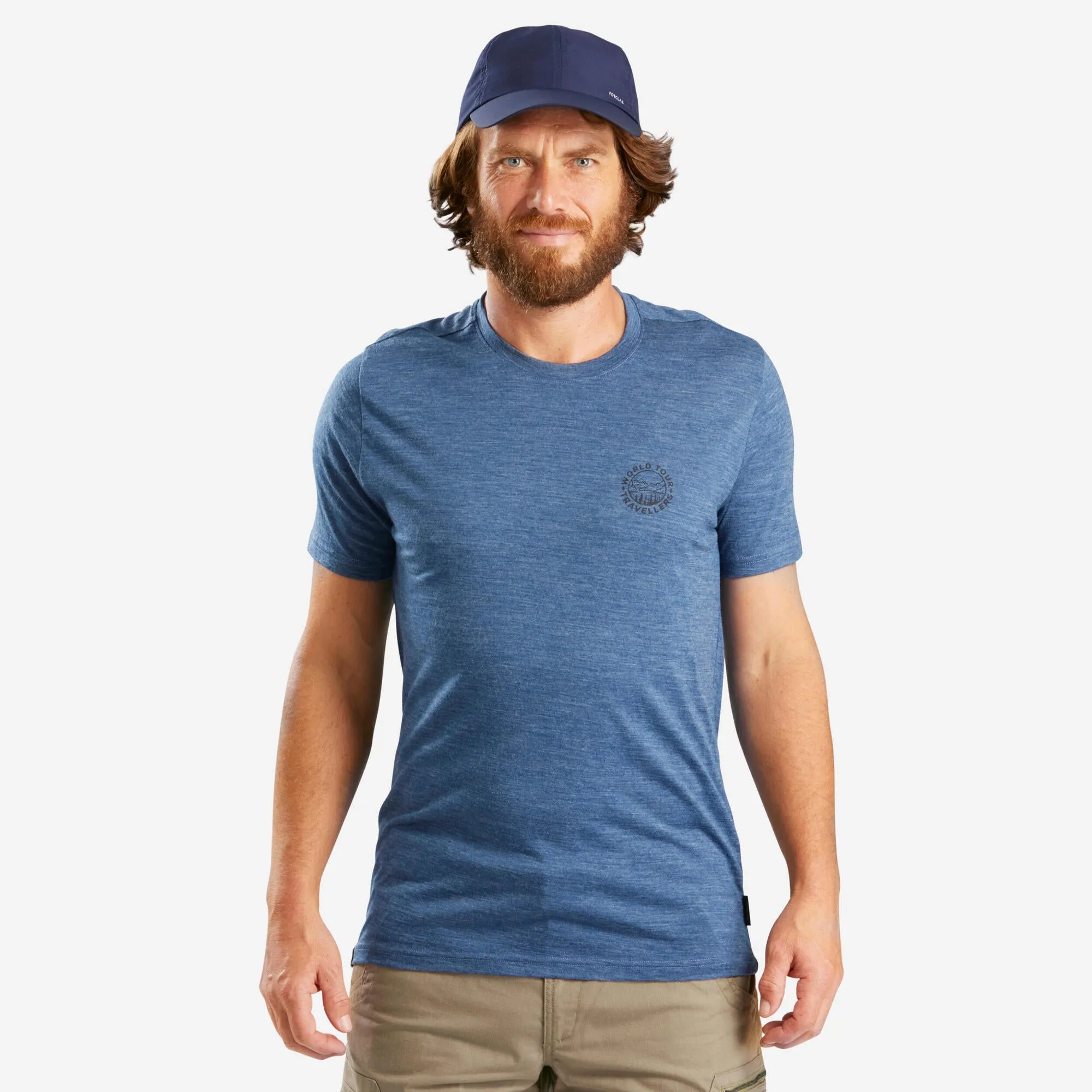 Forclaz Men's Travel 500 Merino Wool T-Shirt