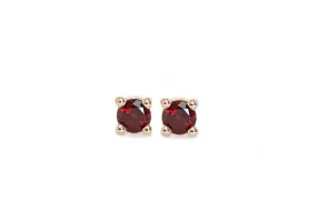 Garnet Studs