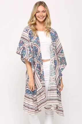 GiGiO Mixed Prints Kimono