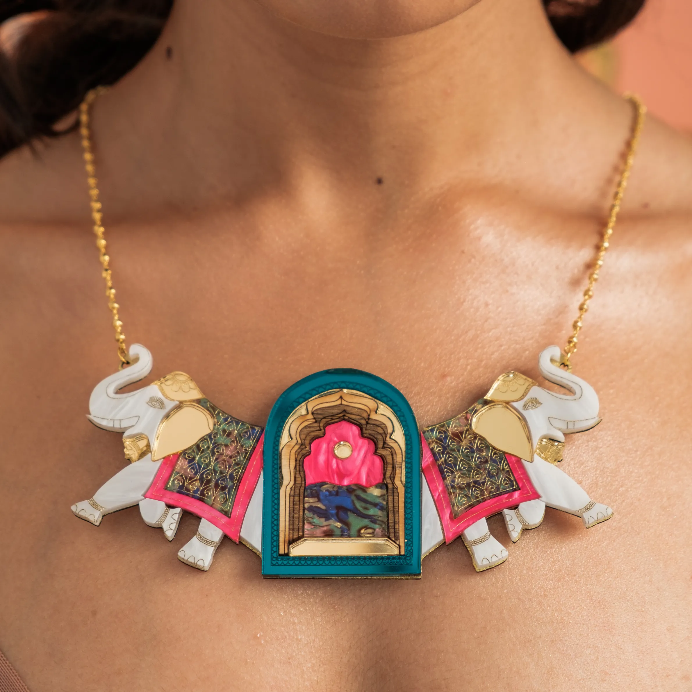 Haathi Doorway Statement Necklace