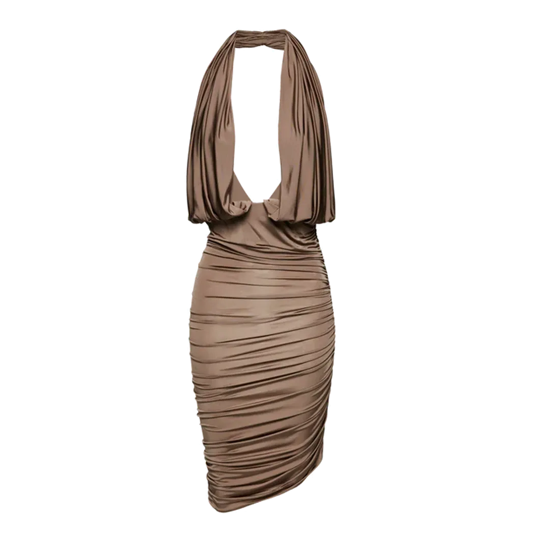 Halter Midi Dress